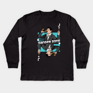 Jack DangerZone! Kids Long Sleeve T-Shirt